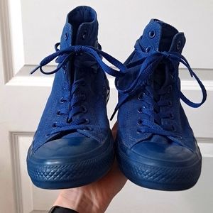 Monochrome Blue Converse